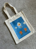 Floating duck totebag🦆