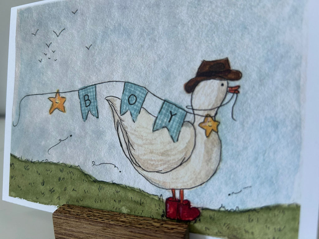 Geboortekaartje Boy eendje